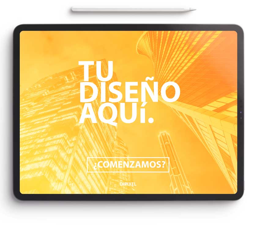 diseño web ipad pro